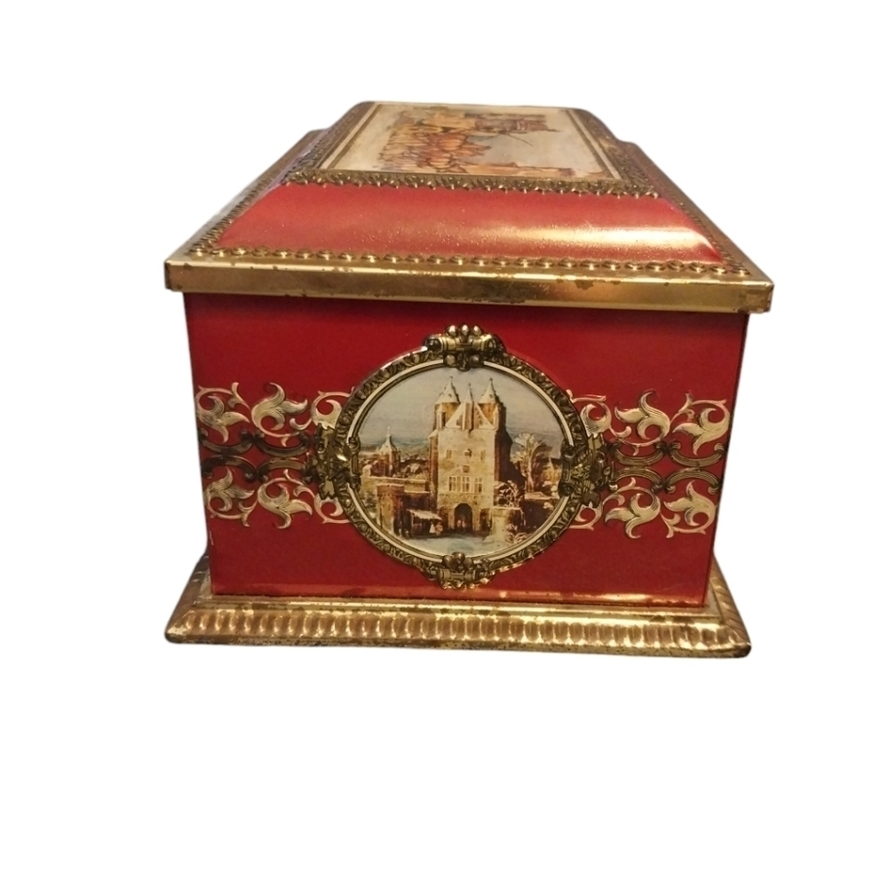 Vintage Tin Trinket box horses Klann Quality - Picture 4 of 7